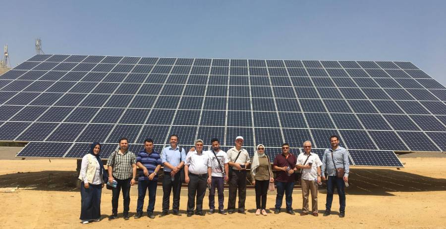 تدريب بعثة خبراء سوريا علي الطاقة الشمسية