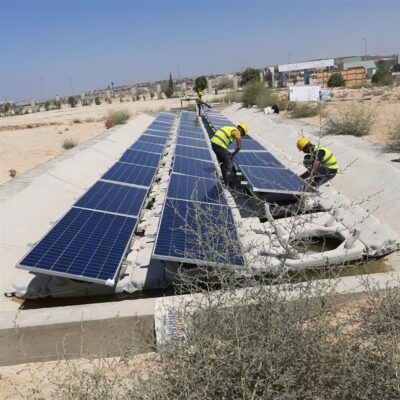 محطة شمسية عائمة في جامعة النيل