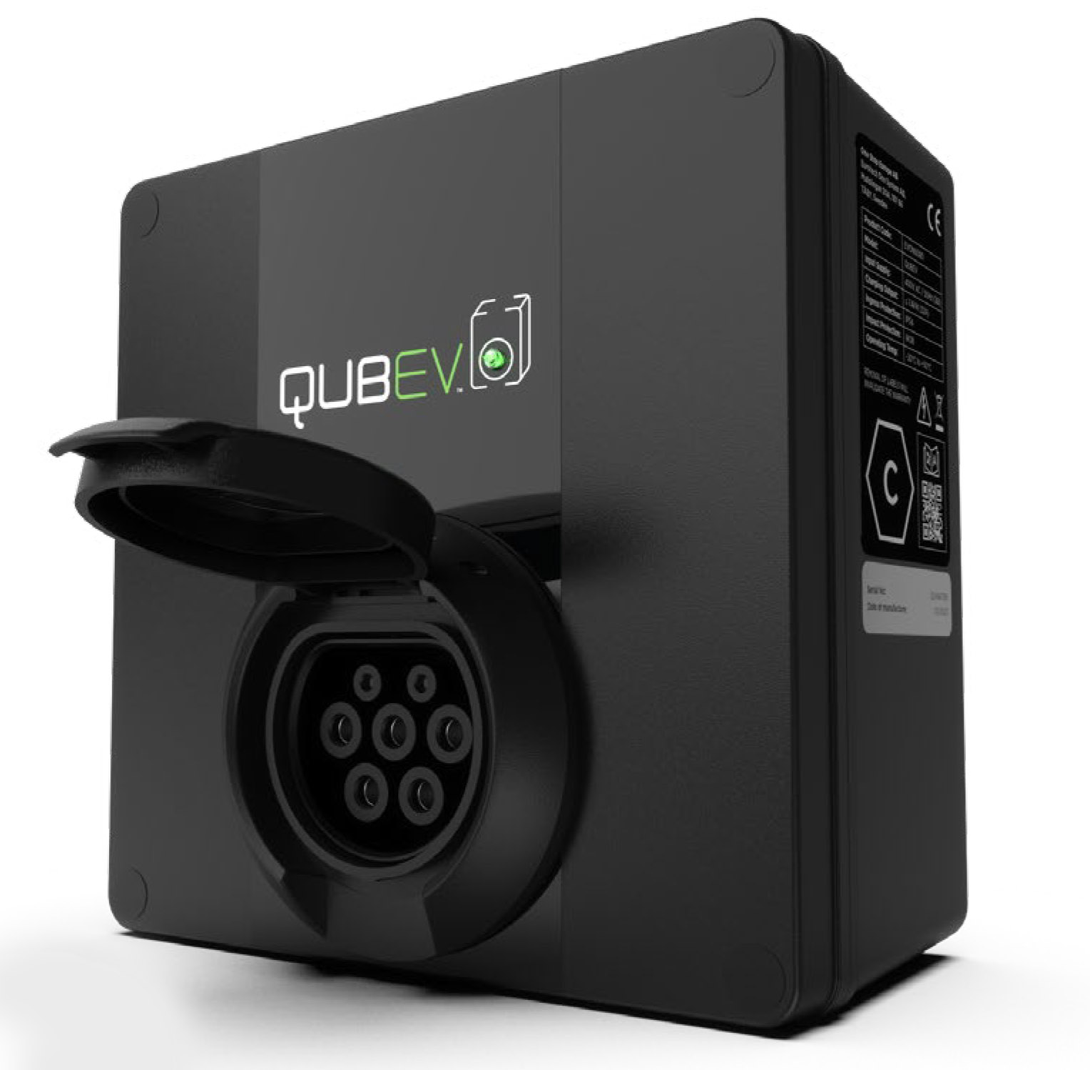 محطة شحن منزلية للسيارات الكهربائية QUBEV 22kW -3ph 1 محطة شحن منزلية للسيارات الكهربائية QUBEV
