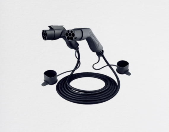 كابل شحن Type 2 إلى GB/T -(3فاز)- ماركة BASEN 2 كابل شحن BESEN Type 2 إلى GBT